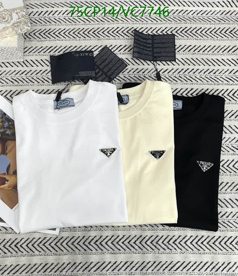 Prada-Clothing Code: VC7746 $: 75USD