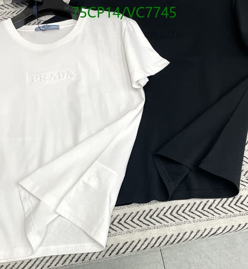 Prada-Clothing Code: VC7745 $: 75USD