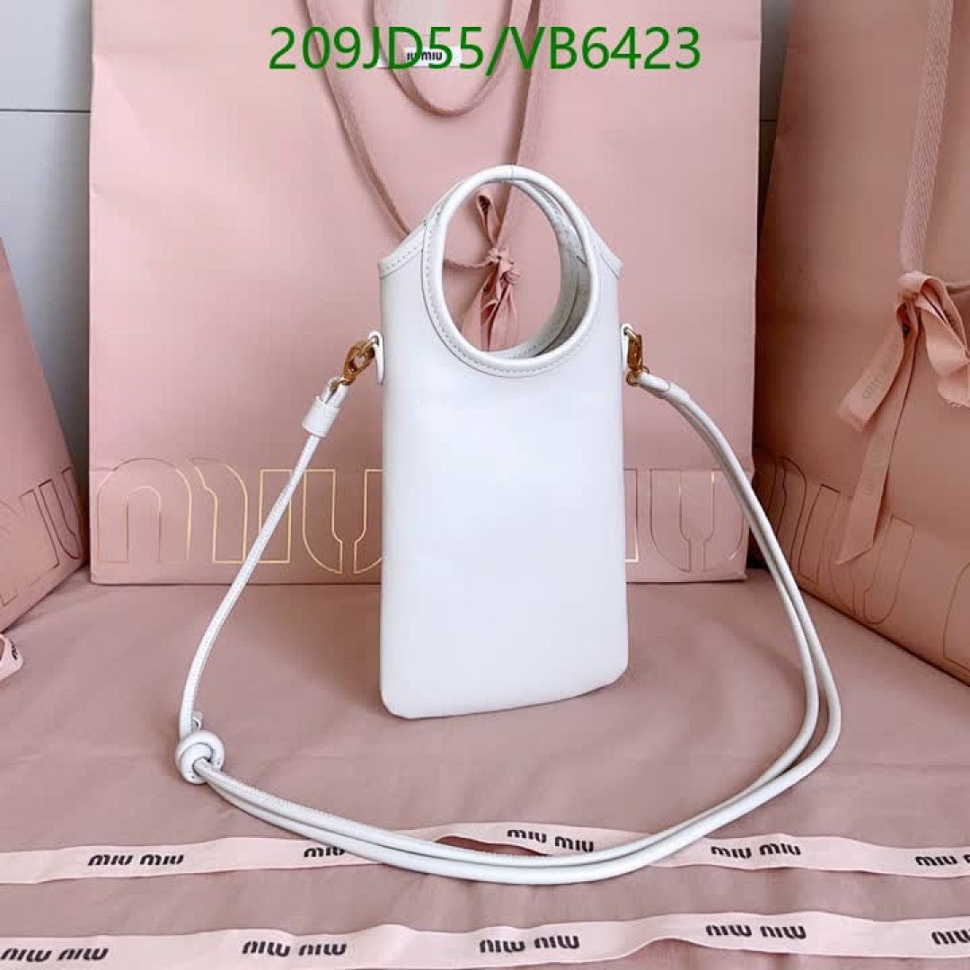 Miu Miu-Bag-Mirror Quality Code: VB6423 $: 209USD