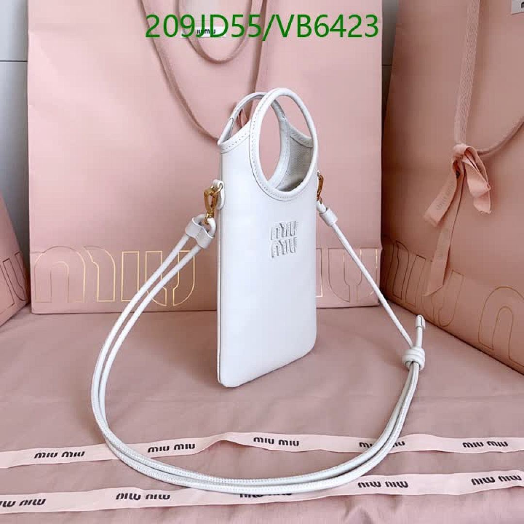 Miu Miu-Bag-Mirror Quality Code: VB6423 $: 209USD