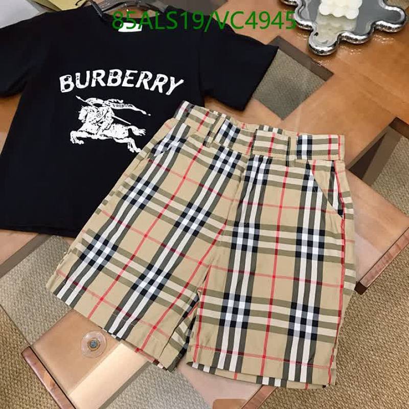 Burberry-Kids Clothing Code: VC4945 $: 85USD