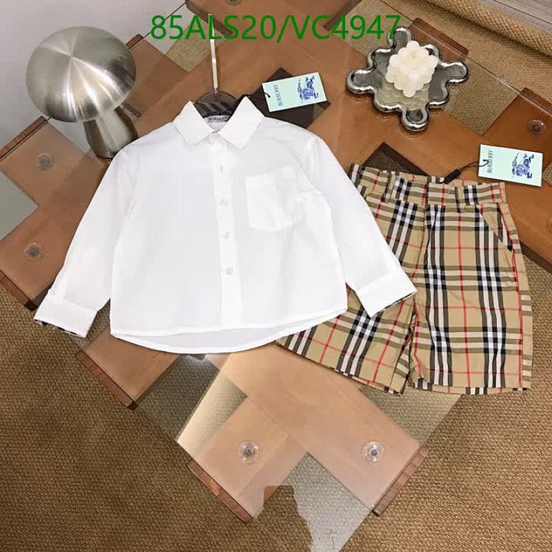 Burberry-Kids Clothing Code: VC4947 $: 85USD