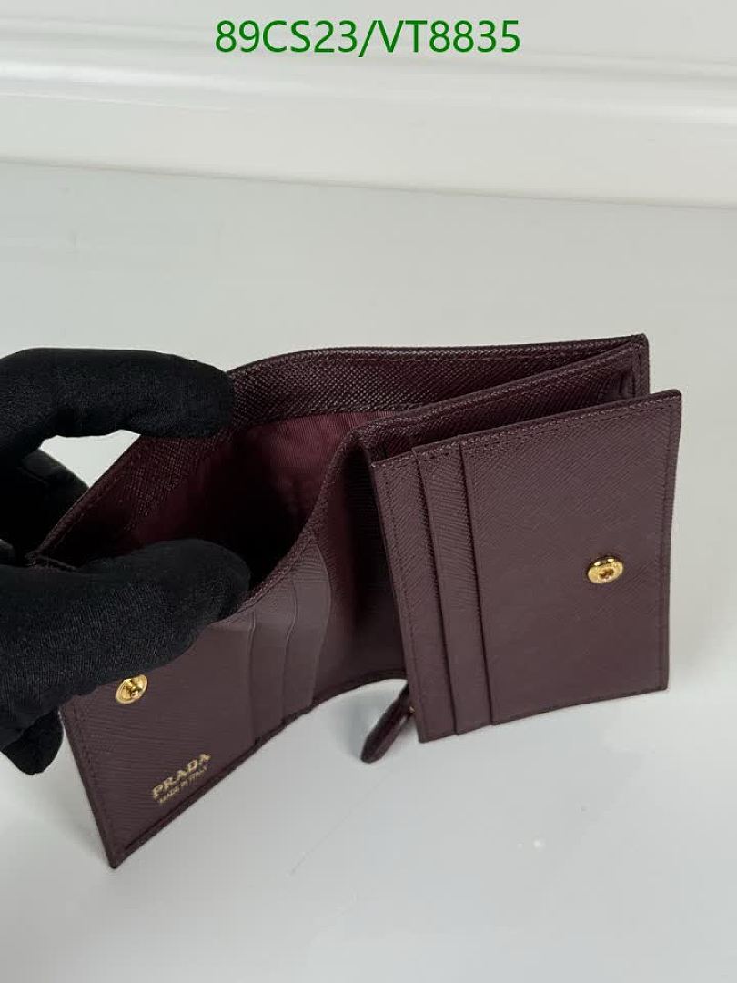 Prada-Wallet Mirror Quality Code: VT8835 $: 89USD