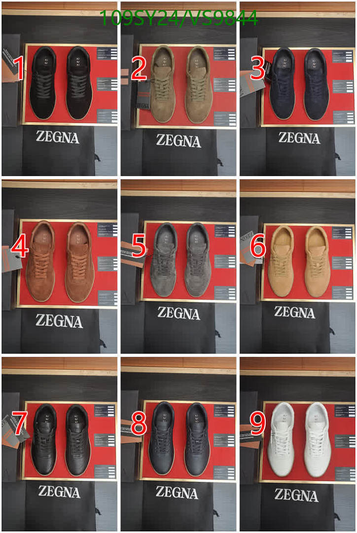 Zegna-Men shoes Code: VS9844 $: 109USD
