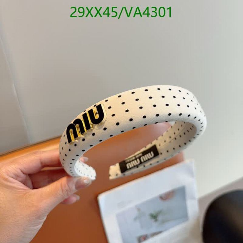 MIU MIU-Headband Code: VA4301 $: 29USD