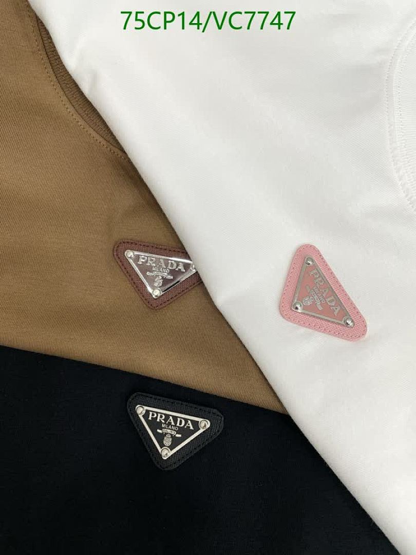 Prada-Clothing Code: VC7747 $: 75USD