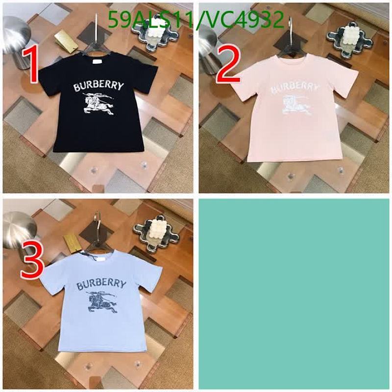 Burberry-Kids Clothing Code: VC4932 $: 59USD