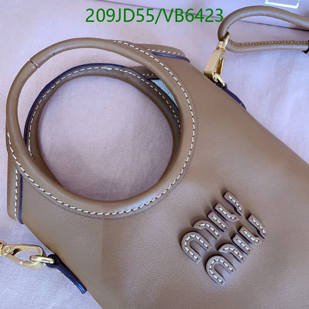 Miu Miu-Bag-Mirror Quality Code: VB6423 $: 209USD