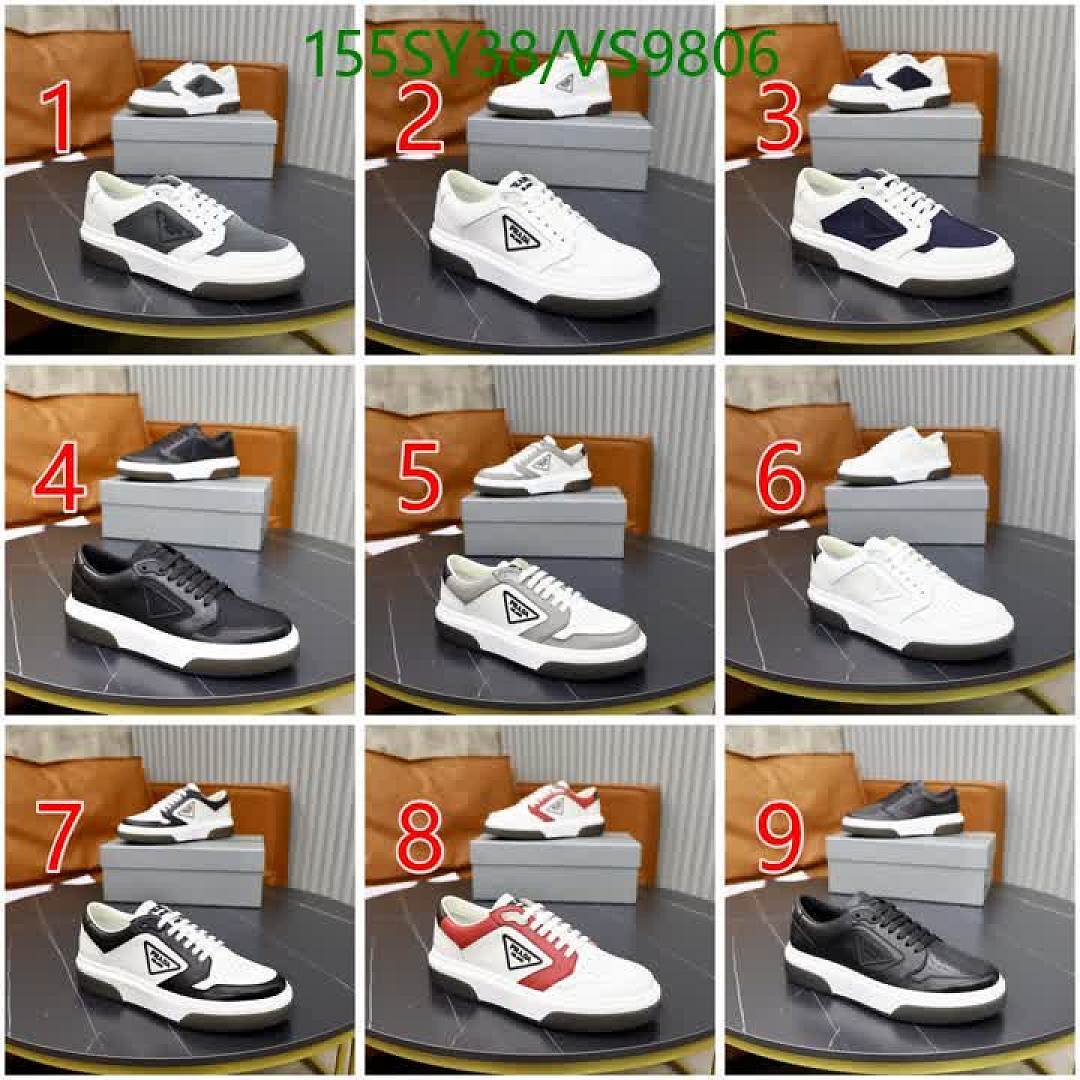 Prada-Men shoes Code: VS9806 $: 155USD