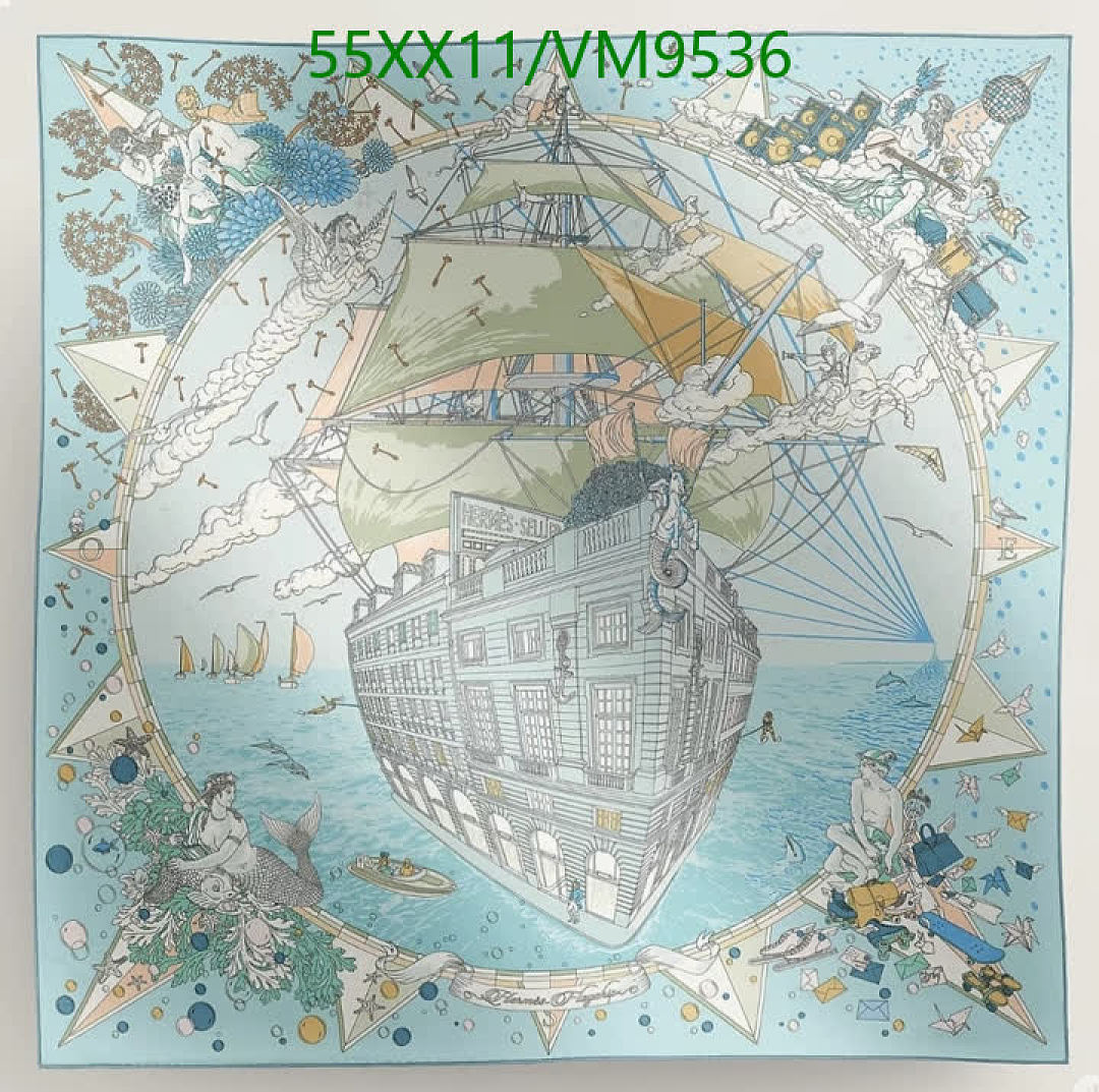 Hermes-Scarf Code: VM9536 $: 55USD