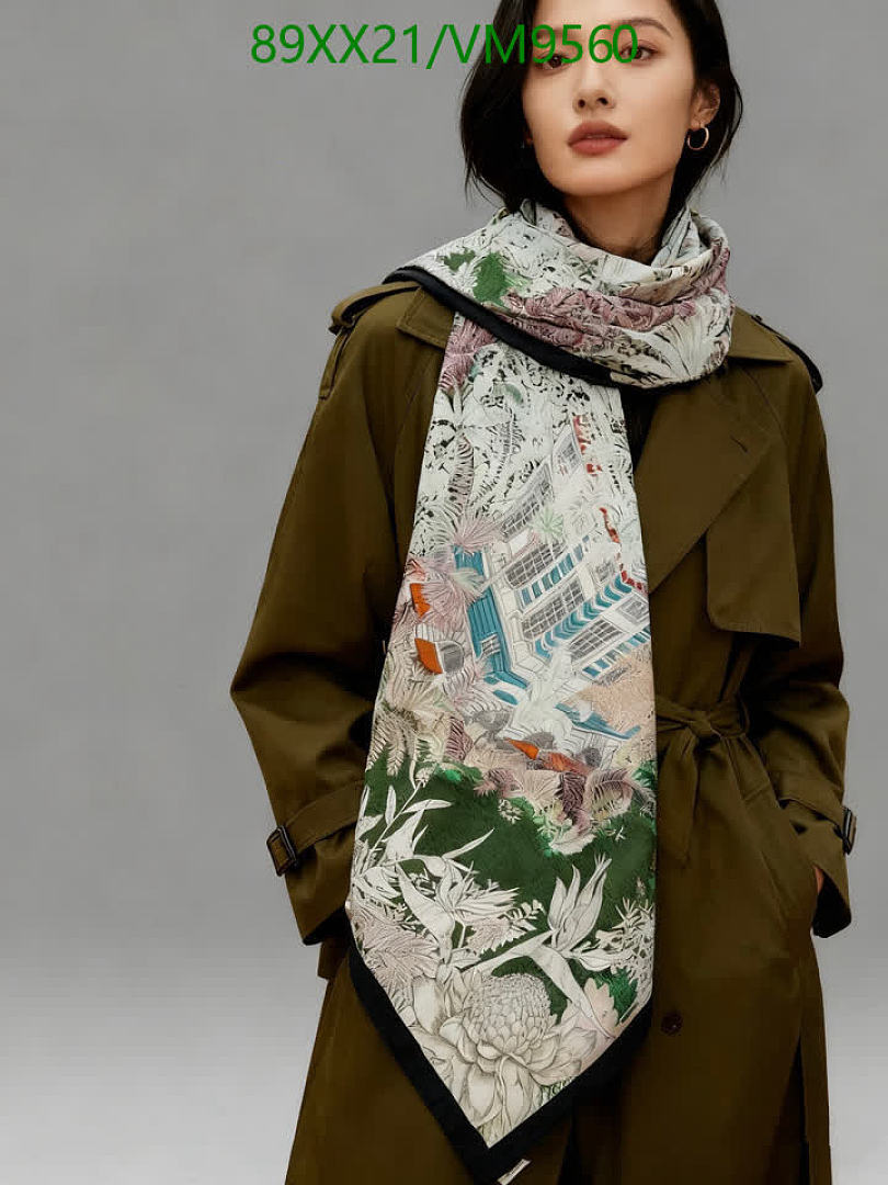 Hermes-Scarf Code: VM9560 $: 89USD