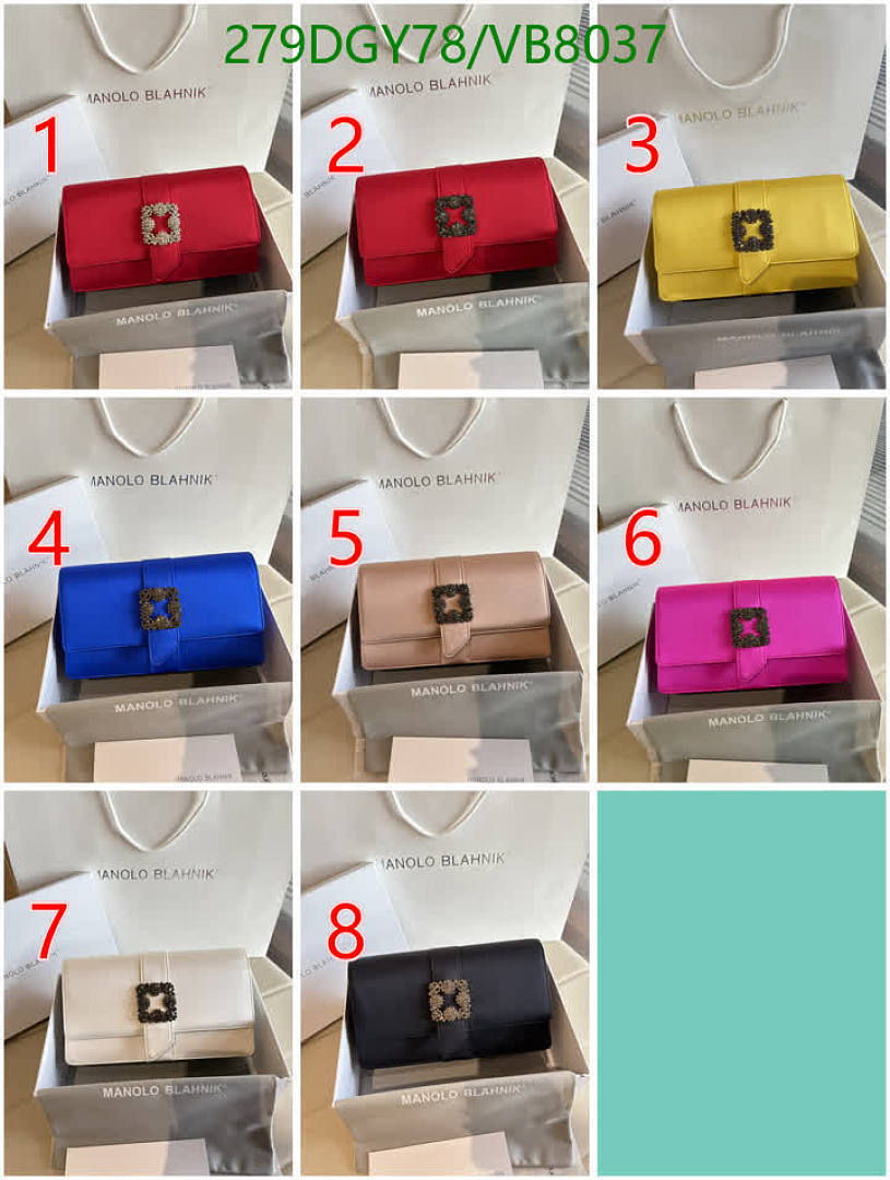 Manolo Blahnik-Bag-Mirror Quality Code: VB8037 $: 279USD