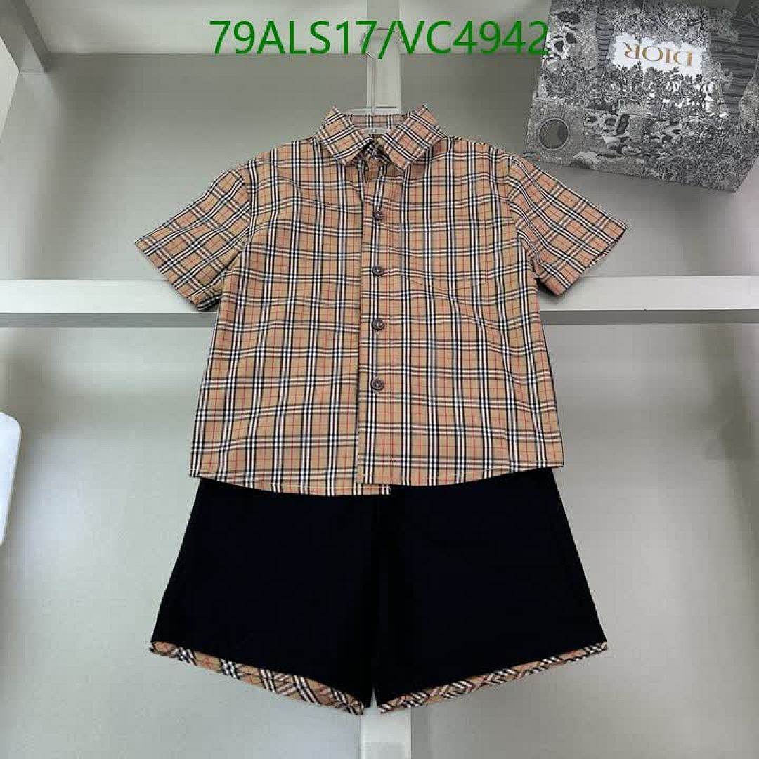 Burberry-Kids Clothing Code: VC4942 $: 79USD