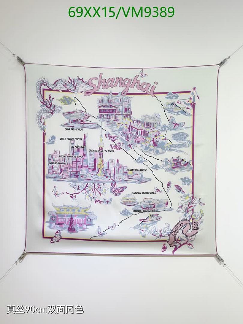 Dior-Scarf Code: VM9389 $: 69USD