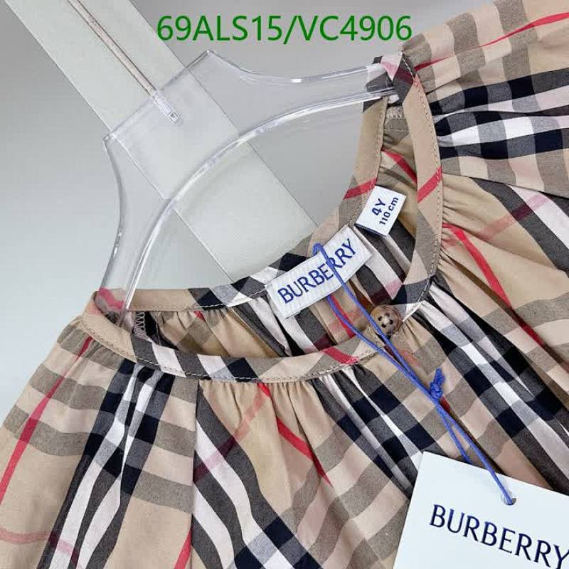 Burberry-Kids Clothing Code: VC4906 $: 69USD