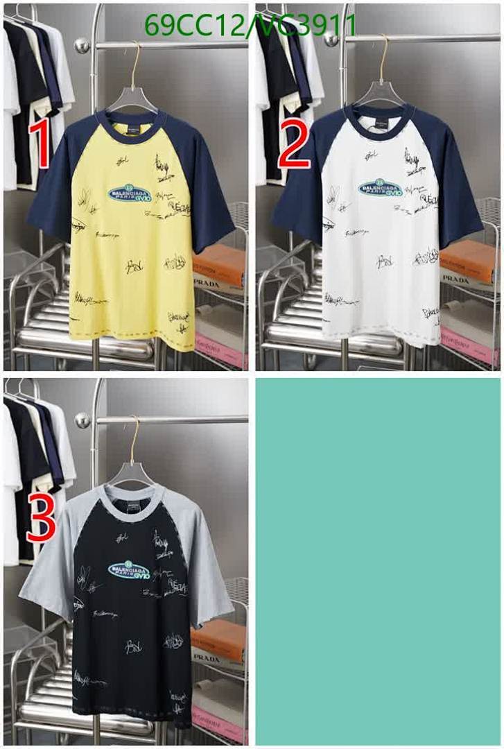 Balenciaga-Clothing Code: VC3911 $: 69USD