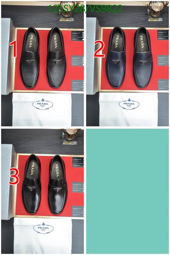Prada-Men shoes Code: VS9822 $: 125USD