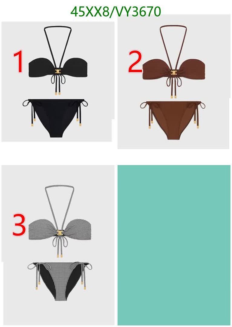 Celine-Swimsuit Code: VY3670 $: 45USD