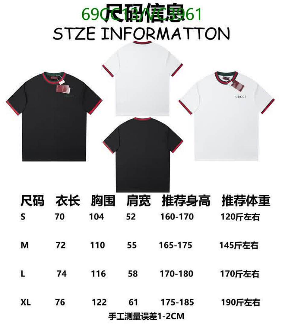 Gucci-Clothing Code: VC3961 $: 69USD