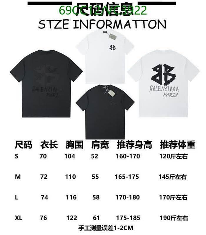 Balenciaga-Clothing Code: VC3922 $: 69USD