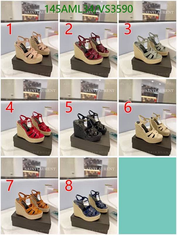 YSL-Women Shoes Code: VS3590 $: 145USD