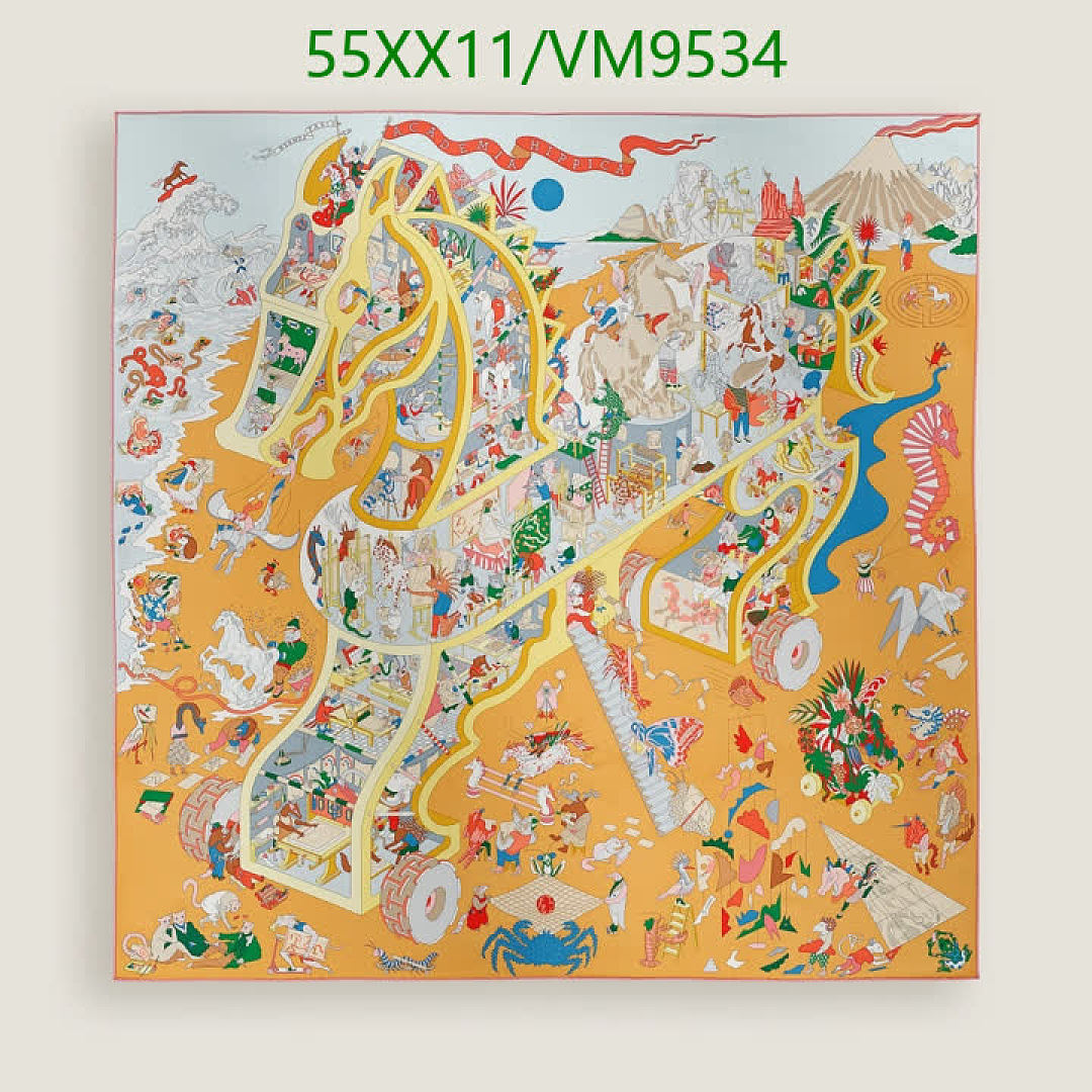 Hermes-Scarf Code: VM9534 $: 55USD