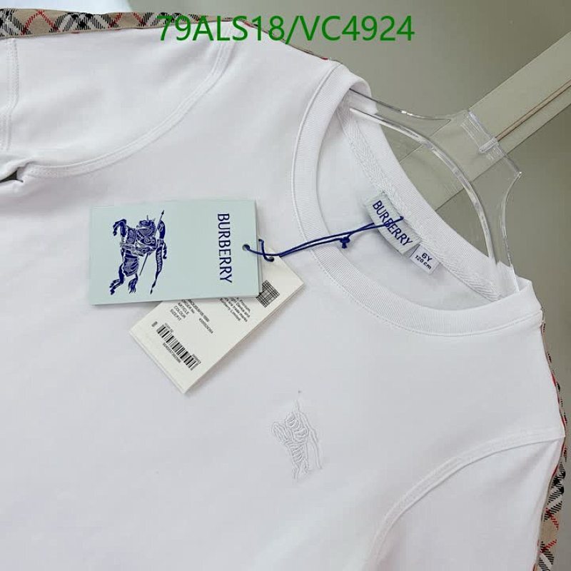 Burberry-Kids Clothing Code: VC4924 $: 79USD