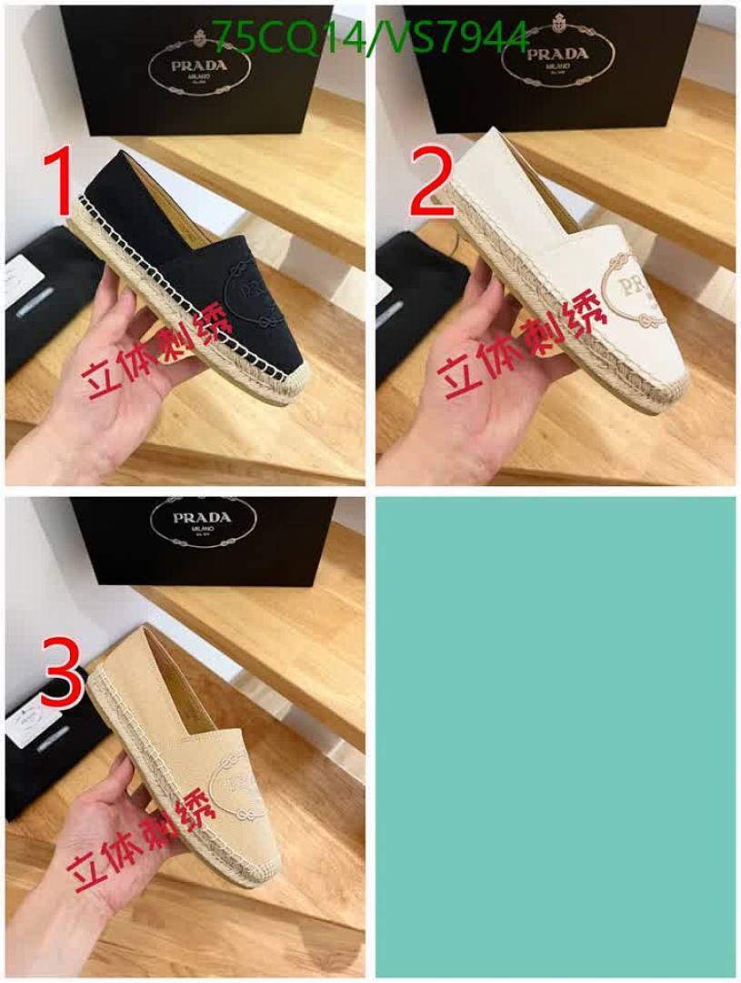 Prada-Women Shoes Code: VS7944 $: 75USD