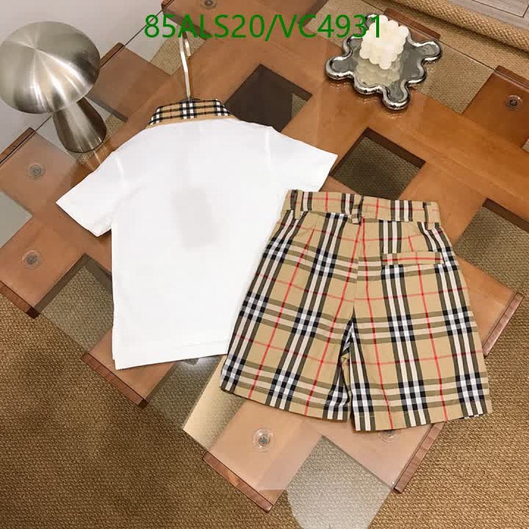Burberry-Kids Clothing Code: VC4931 $: 85USD
