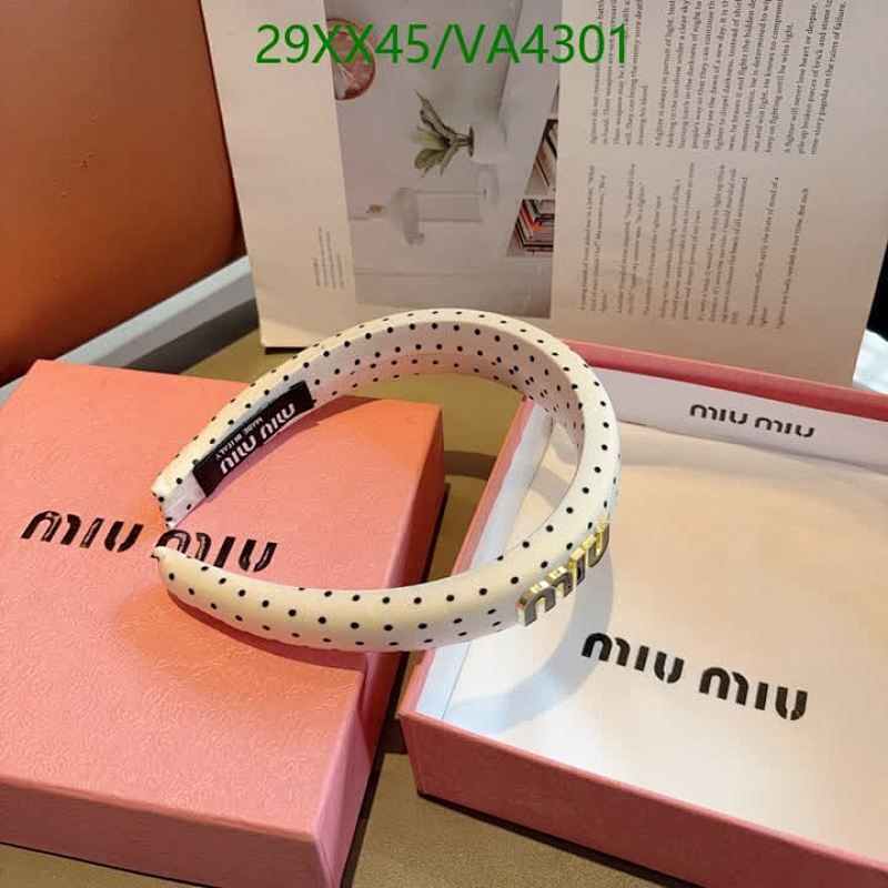 MIU MIU-Headband Code: VA4301 $: 29USD