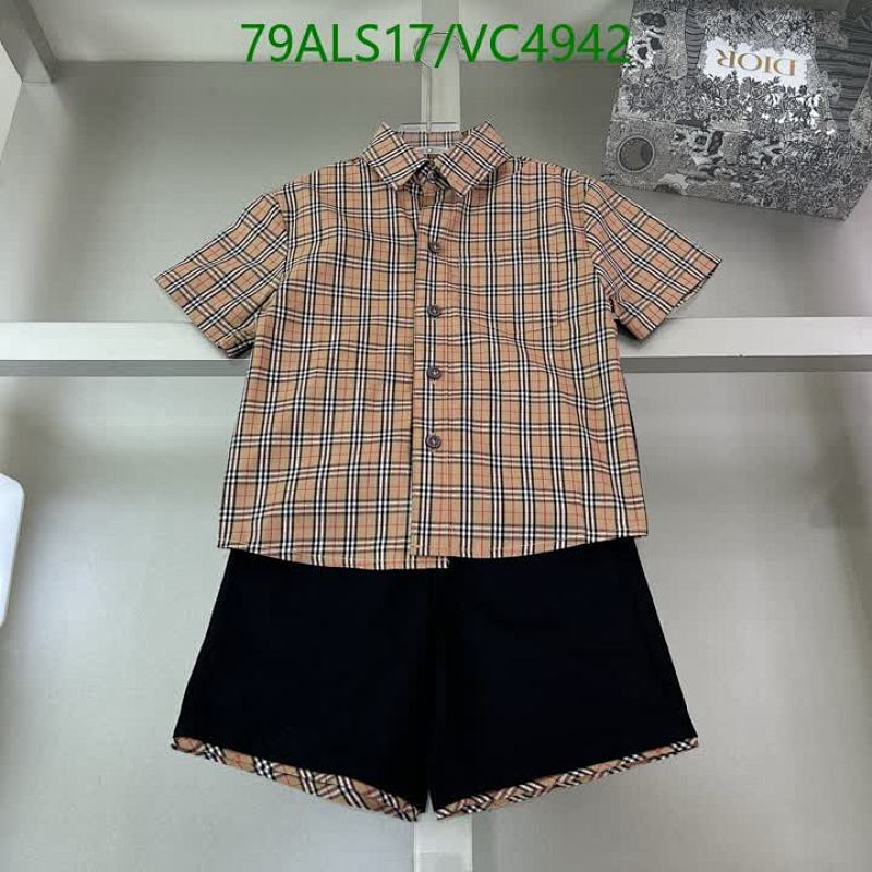 Burberry-Kids Clothing Code: VC4942 $: 79USD