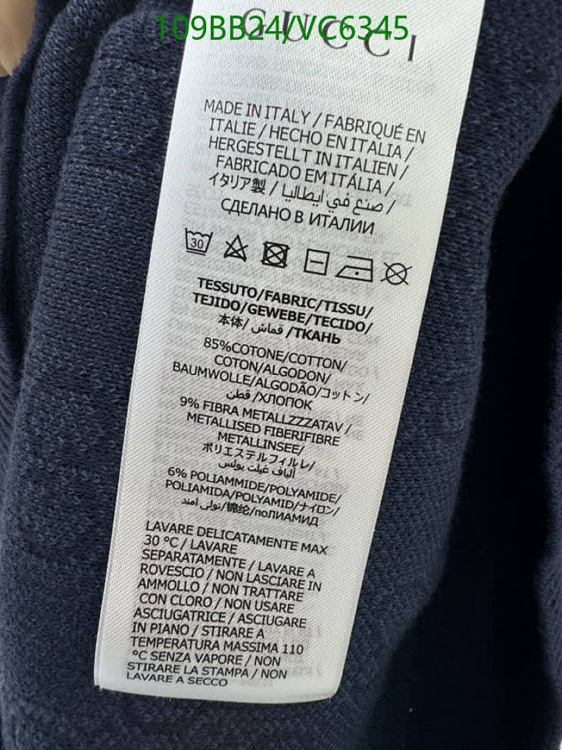 Gucci-Clothing Code: VC6345 $: 109USD