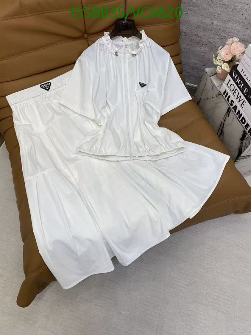 Prada-Clothing Code: VC6820 $: 155USD