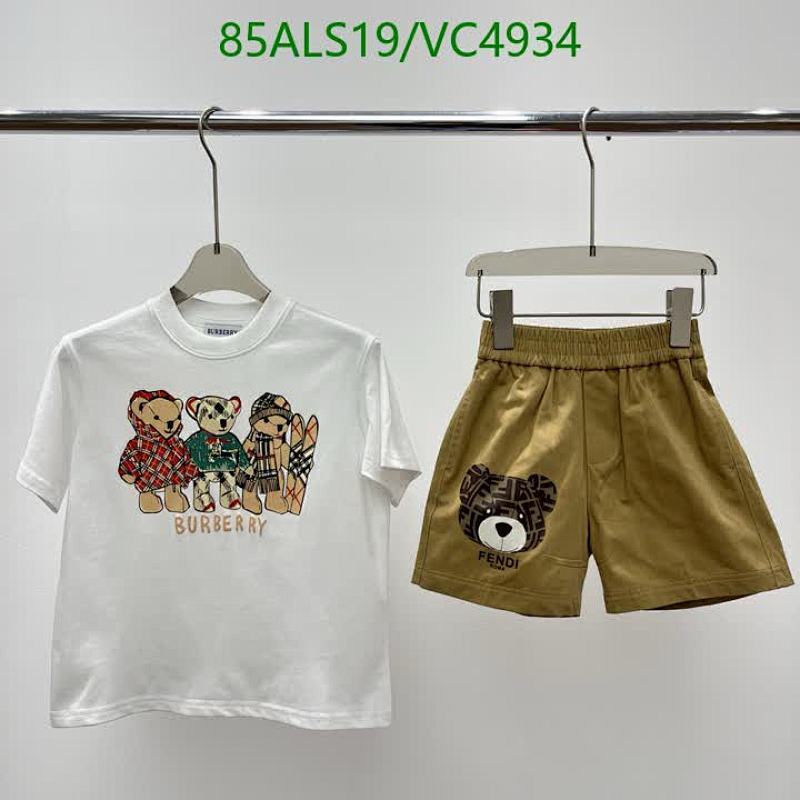 Burberry-Kids Clothing Code: VC4934 $: 85USD