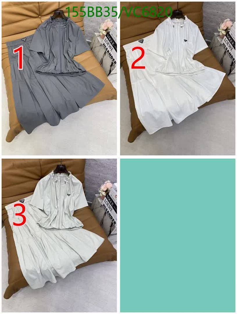 Prada-Clothing Code: VC6820 $: 155USD