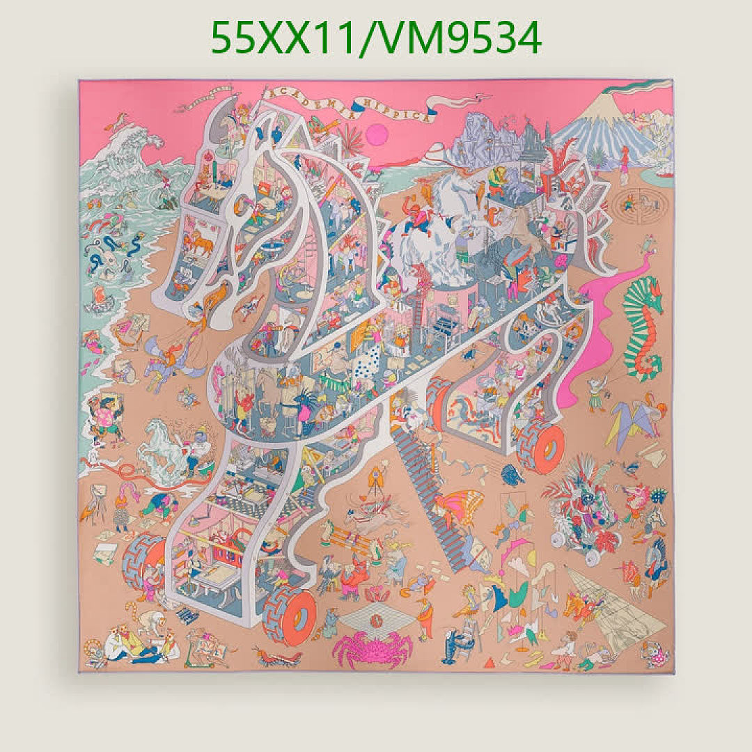 Hermes-Scarf Code: VM9534 $: 55USD