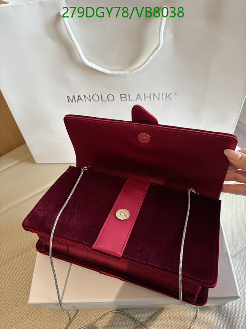 Manolo Blahnik-Bag-Mirror Quality Code: VB8038 $: 279USD