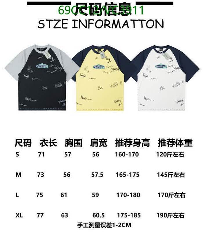 Balenciaga-Clothing Code: VC3911 $: 69USD