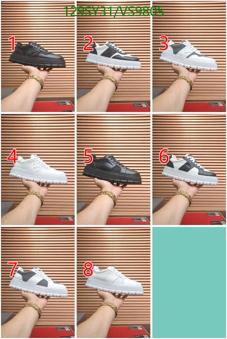 Prada-Men shoes Code: VS9805 $: 129USD