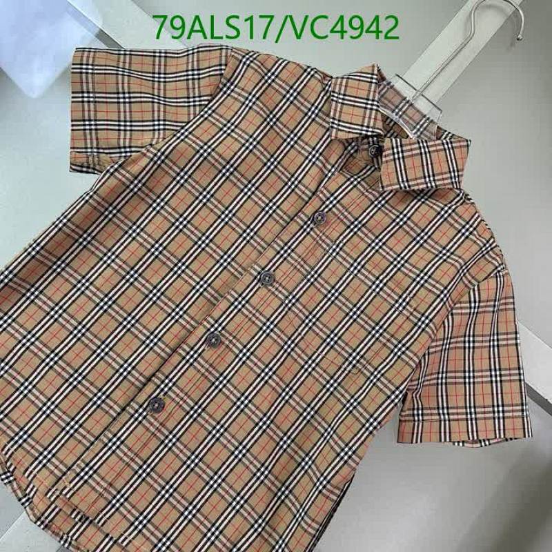 Burberry-Kids Clothing Code: VC4942 $: 79USD