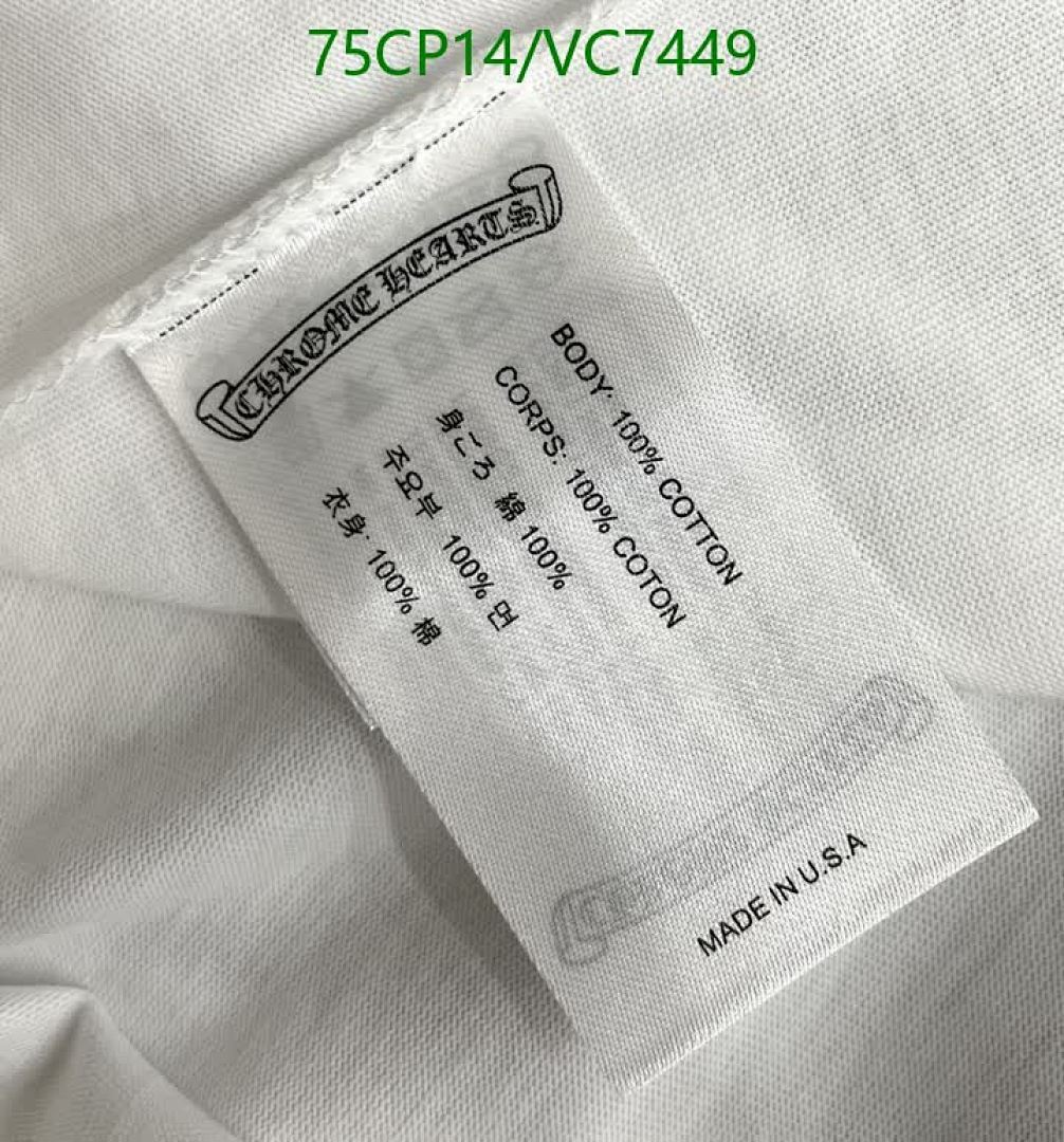 Chrome Hearts-Clothing Code: VC7449 $: 75USD