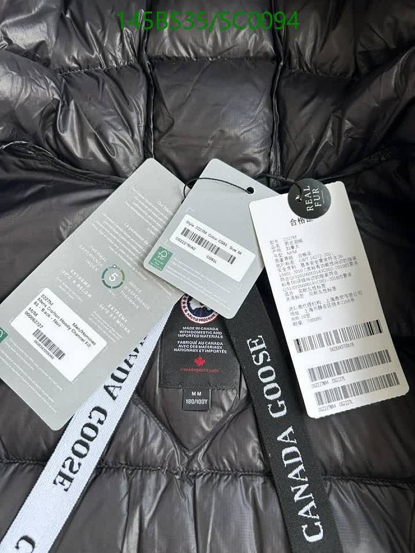 Canada Goose-Down jacket Men Code: SC0094 $: 145USD