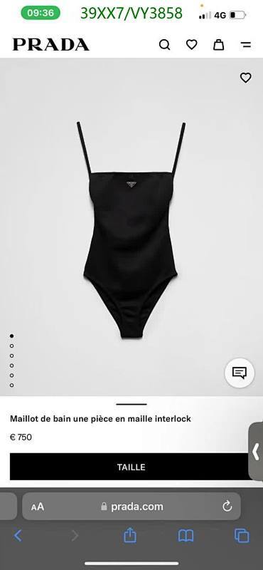 Prada-Swimsuit Code: VY3858 $: 39USD