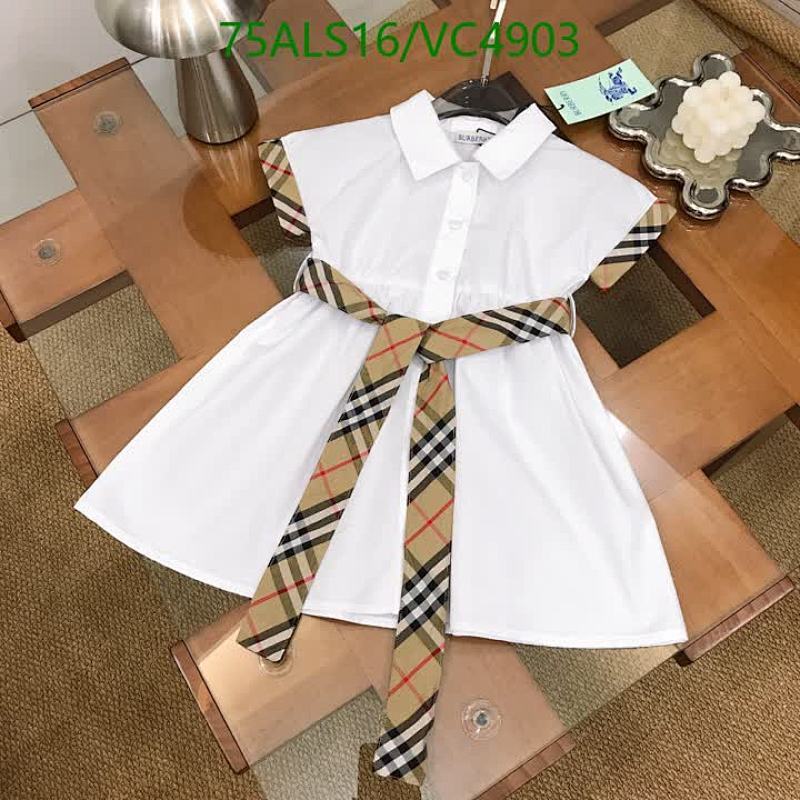 Burberry-Kids Clothing Code: VC4903 $: 75USD