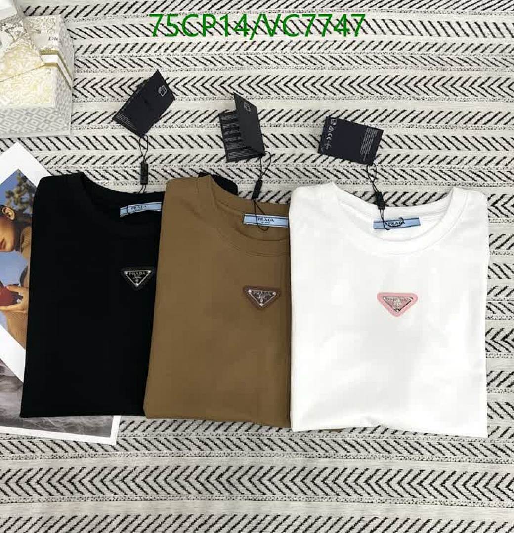 Prada-Clothing Code: VC7747 $: 75USD