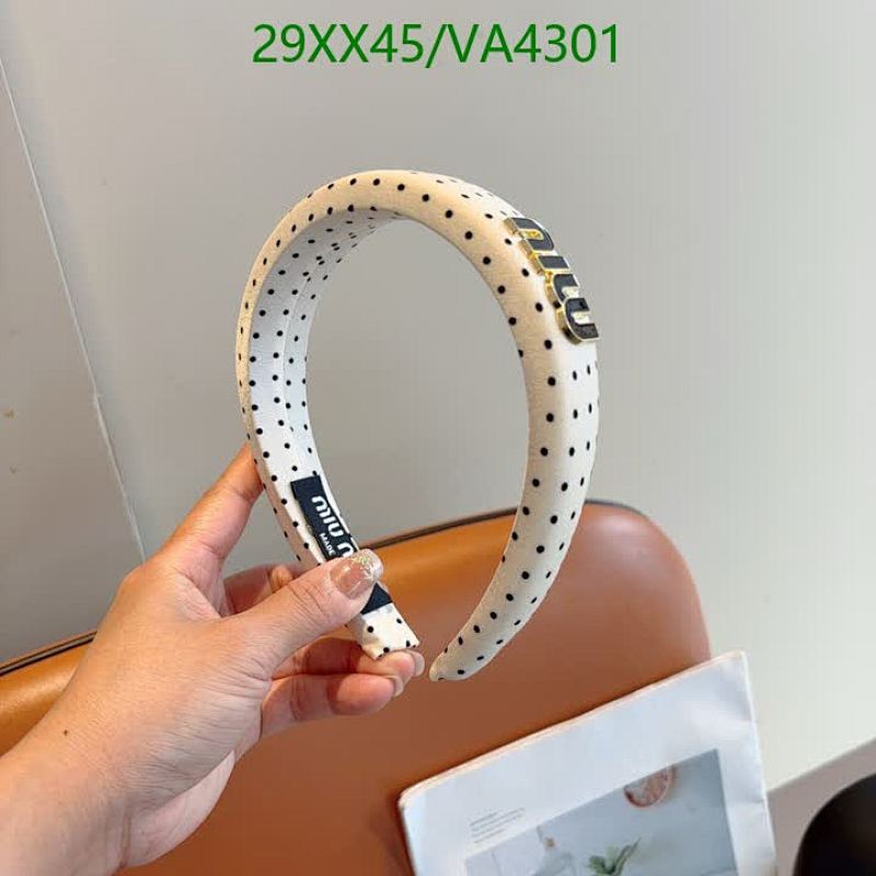 MIU MIU-Headband Code: VA4301 $: 29USD