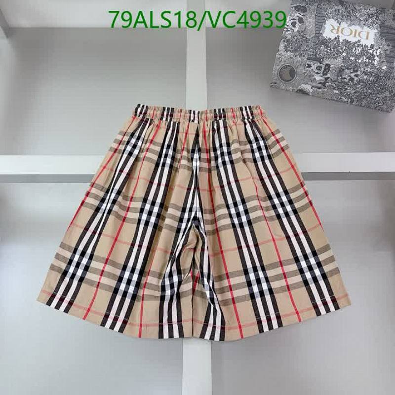 Burberry-Kids Clothing Code: VC4939 $: 79USD
