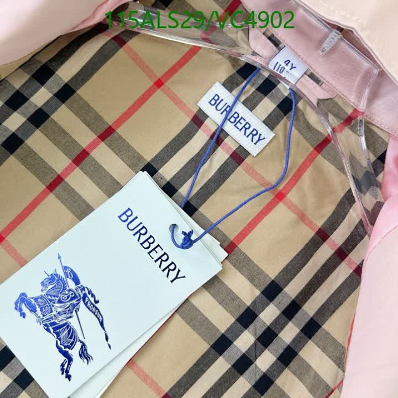 Burberry-Kids Clothing Code: VC4902 $: 115USD