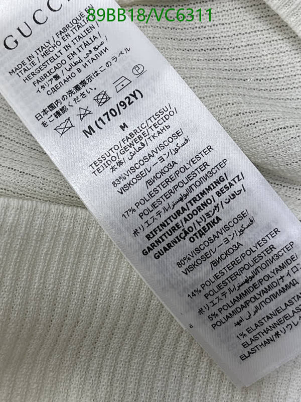 Gucci-Clothing Code: VC6311 $: 89USD