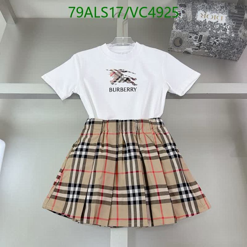 Burberry-Kids Clothing Code: VC4925 $: 79USD